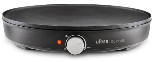 Crepera Ufesa 1000W Placa Antiadherente Temperatura Regulable Dolcevita