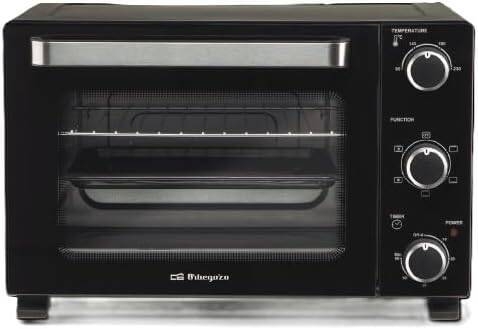 Horno de Sobremesa 45L 1800W Convección Negro Inox ORBEGOZO HOT480