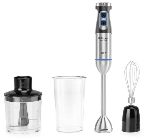 Batidora de Mano 1700W Turbo con Vaso Mezclador y Picador ORBEGOZO BT5017