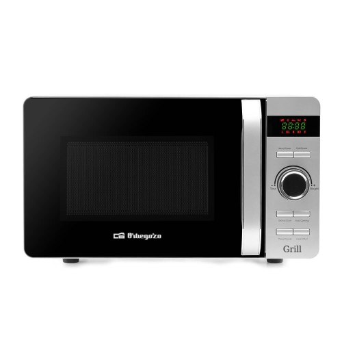Microondas 20L con Grill 5 Niveles de Potencia ORBEGOZO MIG2052CE