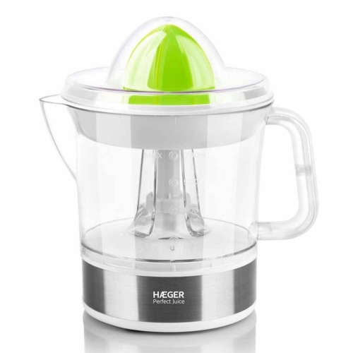 Exprimidor de Cítricos Haeger Juicy 25W 0.7L Doble Giro Blanco CJW-250.12A