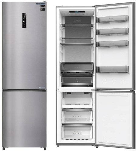 Frigorífico Combi No Frost Inox Clase A INFINITON FGC405C20XAS