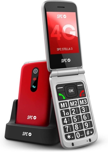 Teléfono Móvil SPC STELLA 3 4G con Botón SOS Rojo 2339R