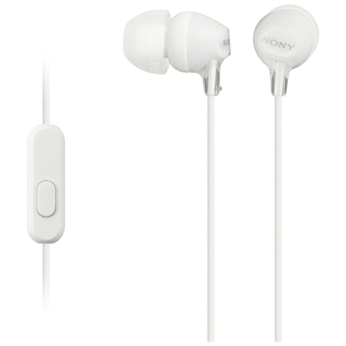 Auricular Botón In-Ear en blanco SONY MDREX15APW