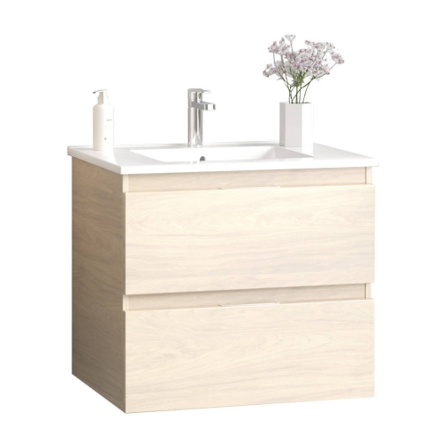 Mueble de Baño 60 cm con Lavabo en color Roble Malmo MAYA