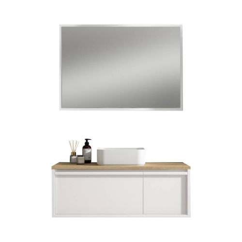 Conjunto de Baño en Blanco Mate LOIRA