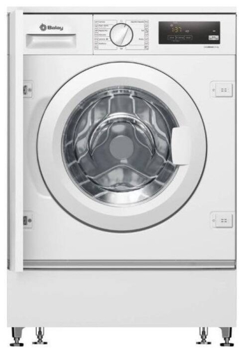 Lavadora Integrable 8 kg 1200 RPM Clase C Extrasilencio BALAY 3TI983B