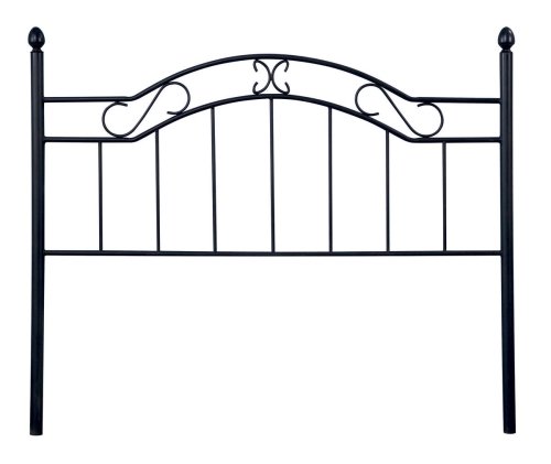 Cabecero de Metal Forjado de color Negro 135 cm DEIRDRE
