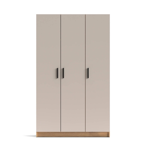 Mueble Multiusos 3 Puertas con Estantes ELBA Acabado Mauvella-Beig A031EL01MVG