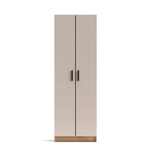 Mueble Multiusos 2 Puertas con Estantes ELBA Acabado Mauvella-Beig A031EL02MVG