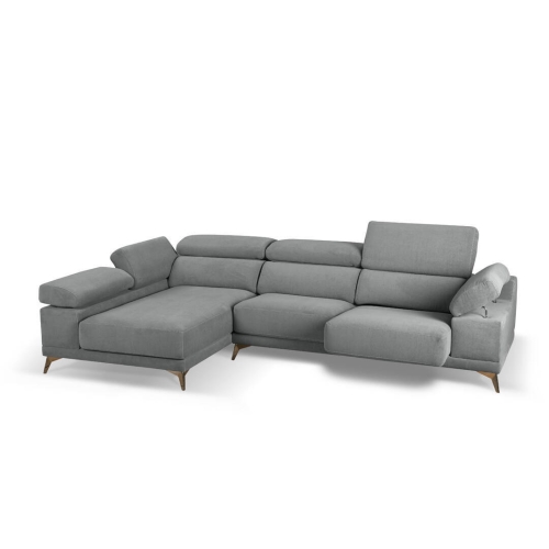 Chaise Longue con Asientos Deslizantes Tapizado en Tela Izquierda NIZA