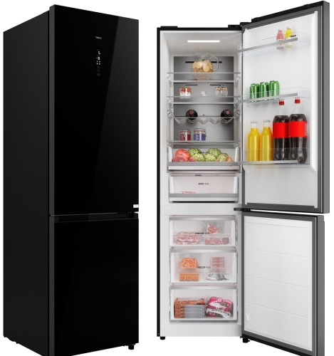 Frigorífico Combi Cristal Negro No Frost Inverter TEKA RBF 88670