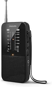 Radio Portátil Philips Analógica FM/MW con Toma de Auriculares TAR1509/00