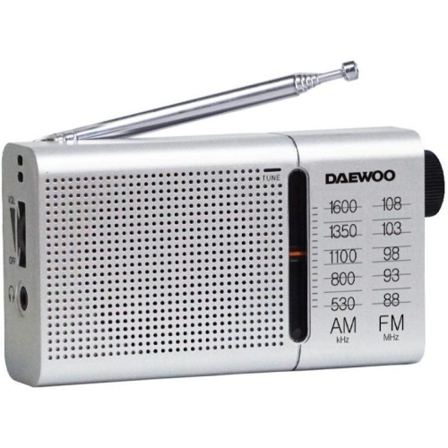 Radio Portátil DAEWOOPlateada DW1037