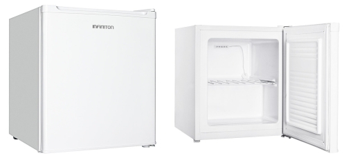 Congelador Vertical 51 cm de Puerta Reversible Clase E INFINITON CV33L5WEC
