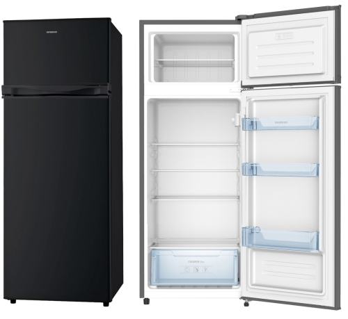 Frigorífico INFINITON 2p 143x55x60cm E 204L Negro FG249D14NEA