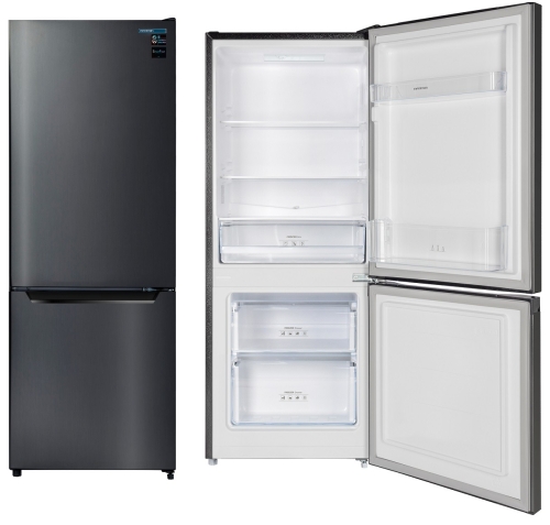 Frigorífico Combi Acabado Dark Inox Clasificación Energética E 205 L INFINITON FGC210C14DEK