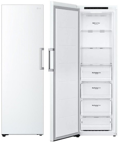 Congelador Vertical LG 323L No Frost Clase E Blanco GFT41SWGSZ