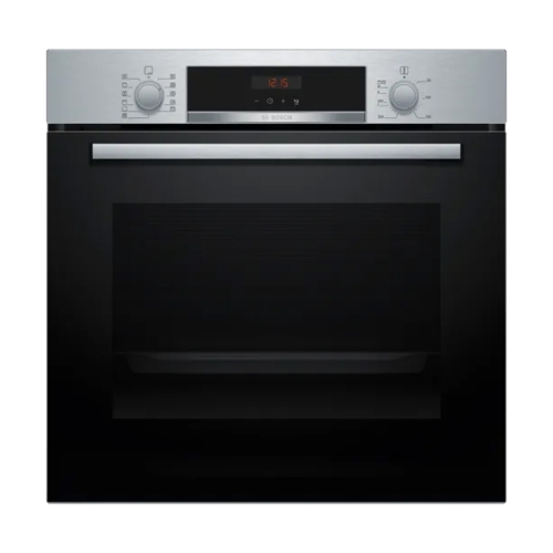 Horno pirolítico Bosch 71L cristal negro inox A HBA574ES3