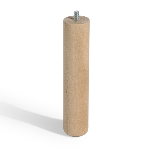 Juego de 2 Patas de Madera color Haya de 26cm