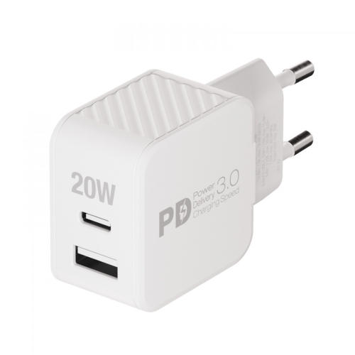 Cargador Rápido 20 W PRO_TCVVDUALUSB20W 64121 VIVANCO