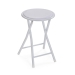 Taburete Plegable Metálico Blanco TOBY 30 cm 22930013