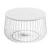 Mesa de Centro Redonda con Estructura Blanca ÍNDICO CG1106B