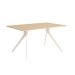 Mesa de Comedor Marfil Fija de 140 cm metal-Melamina ISEO