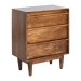 Mueble Auxiliar Estructura de Madera de Mango Marrón con 3 Cajones 615137