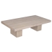 Mesa de Centro de Madera Olmo Macizo 170 cm Natural MB-226317