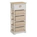 Mueble de 1 Cajón y 4 Cestas SWEET HEART 98969