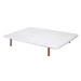 Divanlín Base Tapizada Blanco 90cm x 190cm DL27053