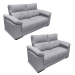 Conjunto de Sofá 3+2 Plazas con Cabezal Reclinable y Asientos Deslizantes MARÍA