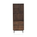 Librería de 2 Puertas en Madera de Mango Natural con Patas de Metal GABAR 10823