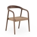 Silla de Comedor de Madera de Fresno con Asiento Trenzado GABAR 11587/1