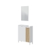Recibidor con Espejo en Blanco Artik/ Natur ETHNA 0E6748A