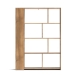 Estantería de Salón de 129 cm Asimétrica en Melamina Mauvella ELBA A031EL29MAU