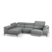 Chaise Longue con Asientos Deslizantes Tapizado en Tela Izquierda NIZA
