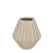 Florero Decorativo Bajo de Cerámica Circular en Color Beige ELDAR 0503495