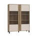 Vitrina de Salón en Roble y Sand con 2 Puertas KILLARNEY KQLV622-M802