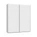 Armario de Dormitorio de 200 cm Blanco Mate 2 Puertas Correderas FTIS32461-120