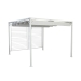 Pérgola Acero-Poliéster Color Blanco MB-200827