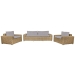 Conjunto de Jardín de Ratán Sintético con Dos Sillones MB-211134