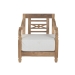 Sillón de Madera de Teca con Cojín Natural MB-223589