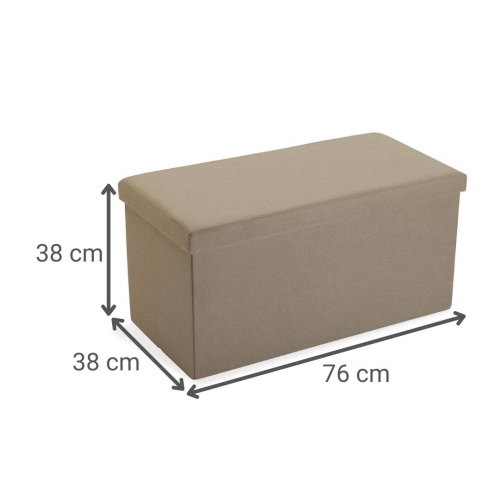 Baúl desmontable largo de color Beige 20970057