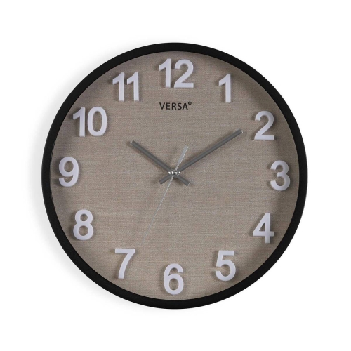 Reloj de Pared 30 cm VESTA Marrón/Negro 19520174
