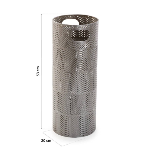 Paragüero de Metal Plateado 53 cm LENA 15610857