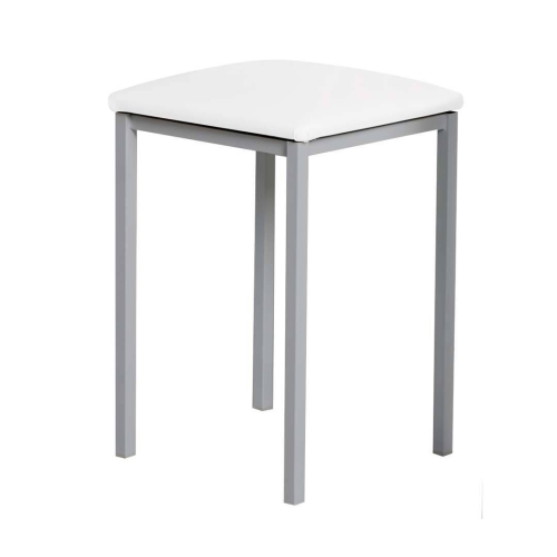 Taburete de Cocina de Metal con Asiento Tapizado 780/AL