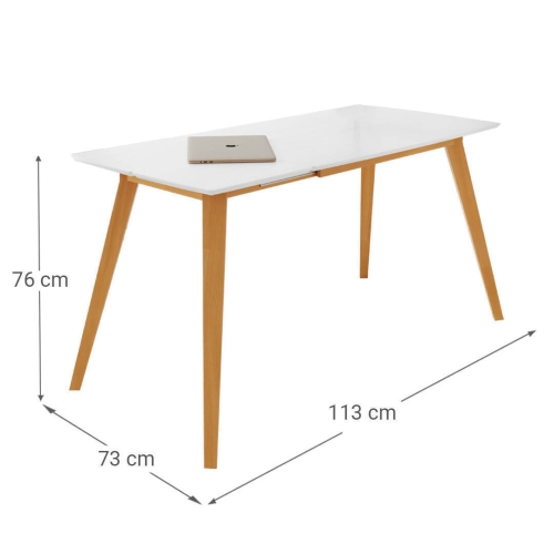 Mesa de Cocina Extensible tipo Carro de Madera 742 VENETO