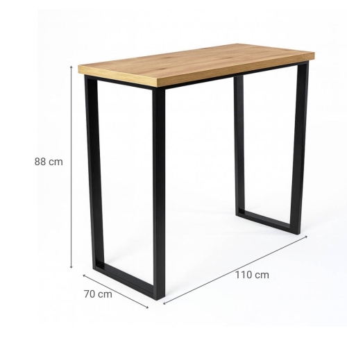 Mesa de Cocina Alta con Estructura de Aluminio JAZMIN